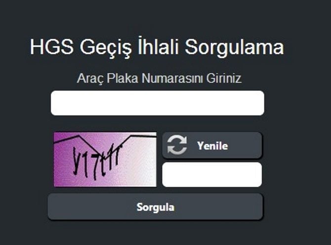 HGS Borç Sorgulama Ve Ceza Sorgulamaları Sözcü