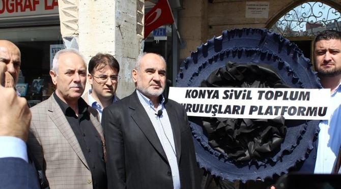 Konya Sivil Toplum Kurulu Lar Platformu Ndan Chp Ye Siyah Elenk S Zc