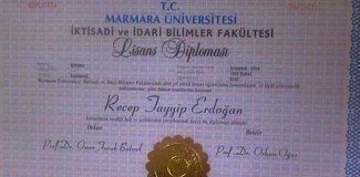 Erdoğan'ın diploması Meclis'te