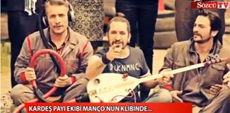 Kardeş Payı ekibi Manço'nun klibinde...