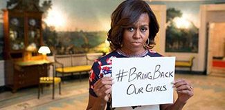Michelle Obama: 'Kızlarımızı geri getirin' 