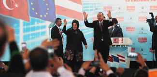 Erdoğan'a Viyana'da protesto!