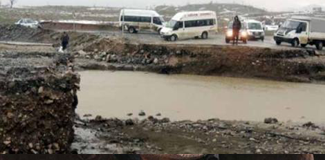 Sakarya'da dere taştı, 1 işçi kayıp!