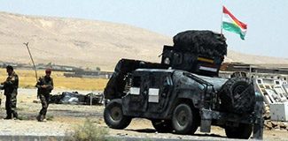 Irak ordusunun araçlarına peşmerge el koydu