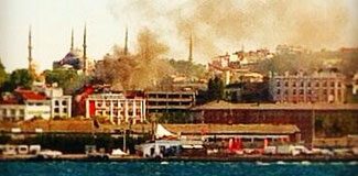 Sirkeci Tren Garı'nda yangın!