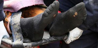 Taşeron işçilerden tepki