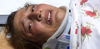 Hamile kadını kocası ezdi