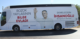 İhsanoğlu’nun seçim sloganı belli oldu!