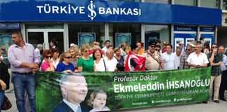 İhsanoğlu'na bağış kampanyası