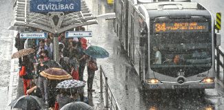 İstanbul'da yağış