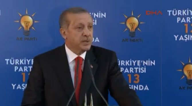 Erdoğan'dan resepsiyon mesajları