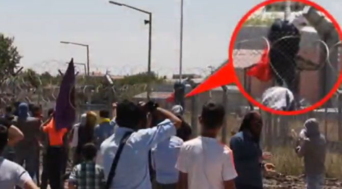 Diyarbakır'da bayrağımızı indiren hain yakalandı
