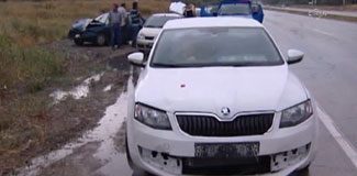 16 araç birbirine girdi!