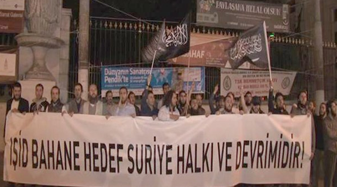 Taksim'de ABD'ye protesto!