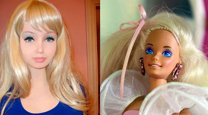 Barbie bebek değil, gerçek