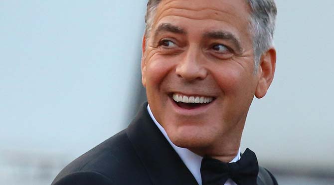 George Clooney evlendi