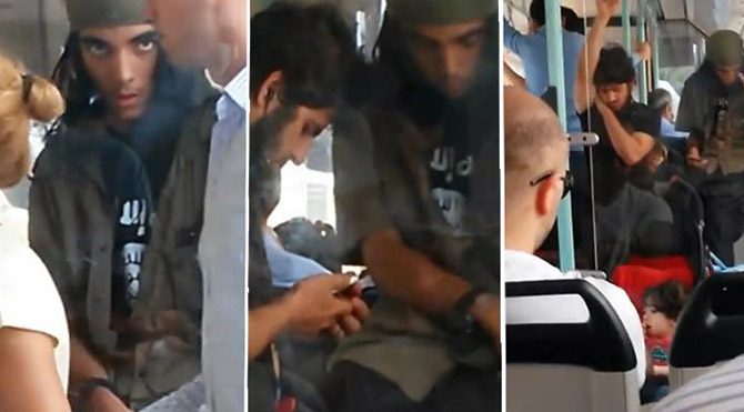 IŞİD İstanbul'da tramvayda 