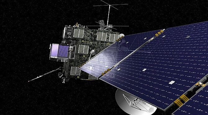 Rosetta uzay aracı görevde