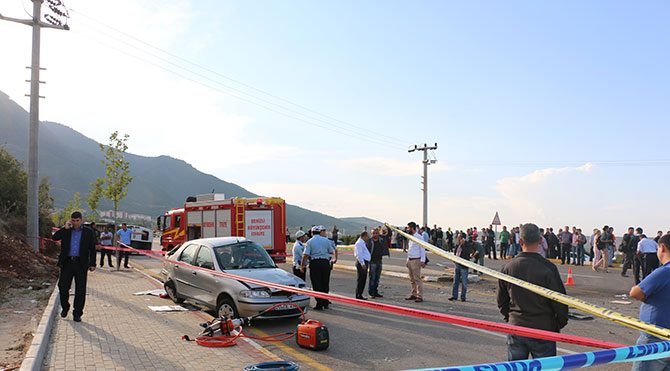 Denizli'de feci kaza: 2 ölü