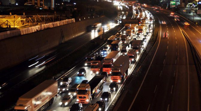 İstanbul'da bayram trafiği