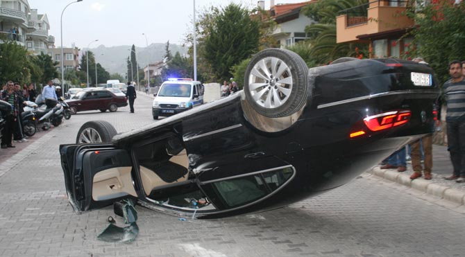 Marmaris'te trafik kazası