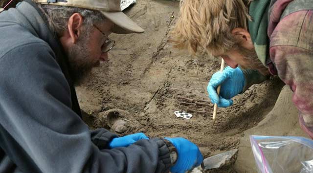 Buz Devri'nden kalan bebek fosilleri bulundu