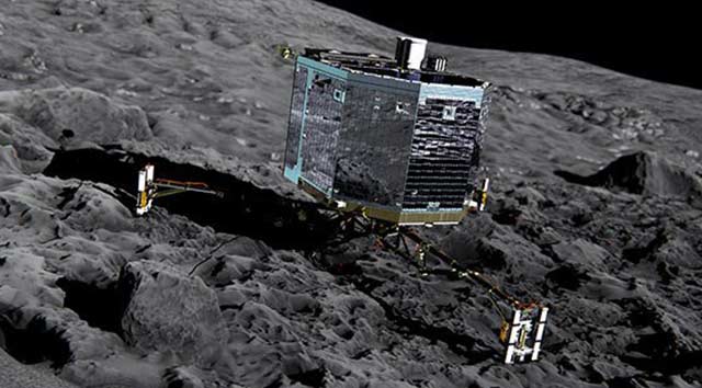Uzay kapsülü Philae kazıya başladı