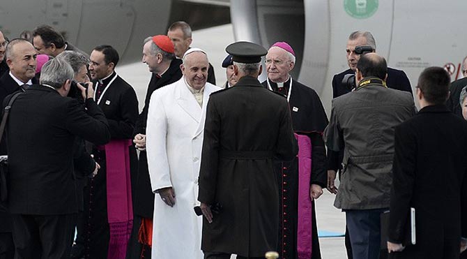 Papa'nın ziyareti sosyal medyanın diline düştü