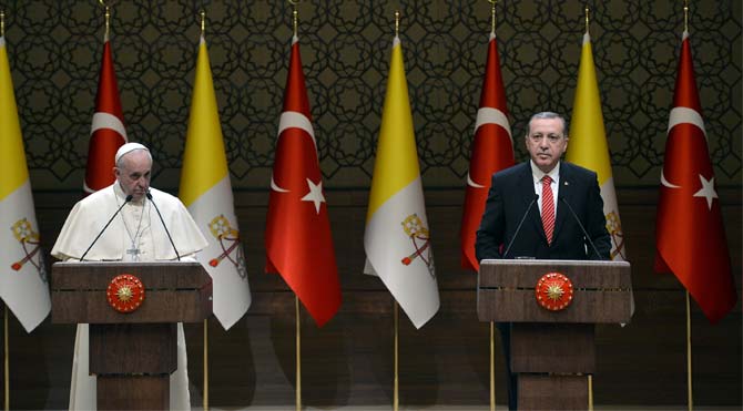 Papa ve Erdoğan'dan açıklama