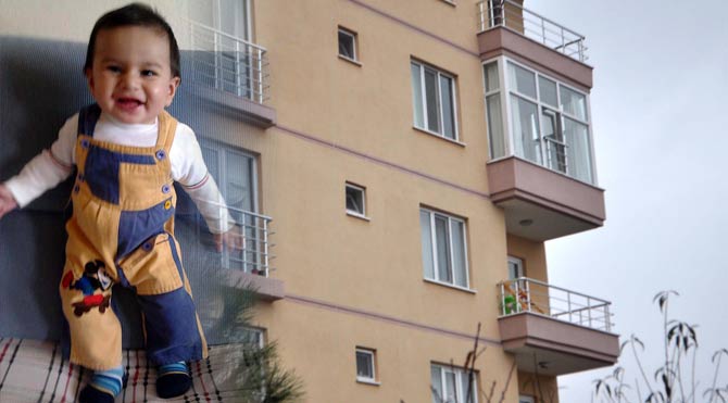 Küçük çocuğun mucize kurtuluşu
