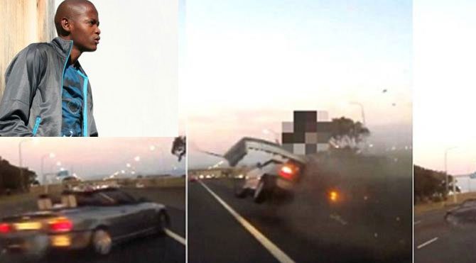 Ünlü aktörün öldüğü kaza kamerada