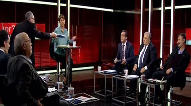 Canlı yayında sert tartışma!