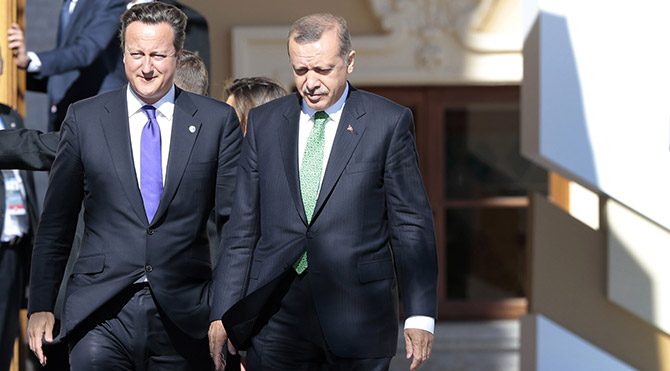 David Cameron Türkiye'ye geliyor