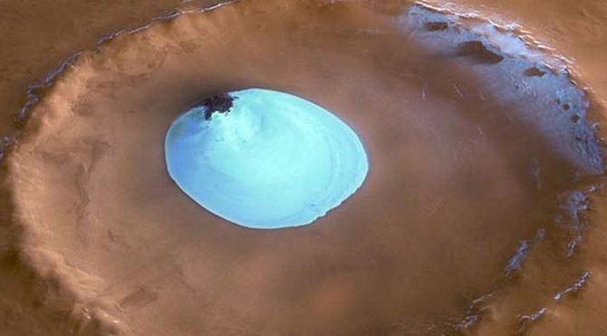 Mars'ta göl bulundu