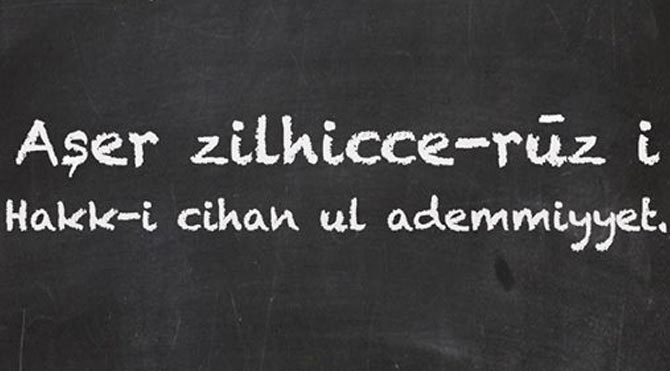 Başkandan Osmanlıca kutlama!