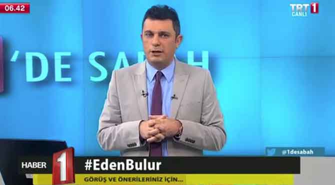 TRT'de 'Eden bulur' göndermesi