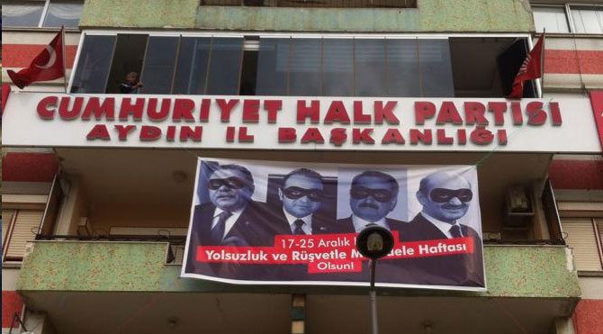 Polis CHP il binasını kuşattı!