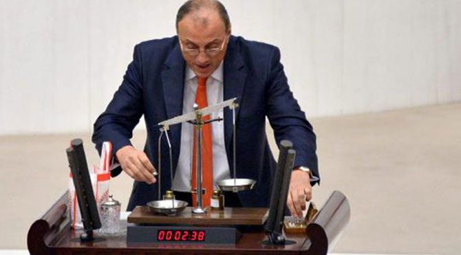 Genel Kurul'da terazili tepki!