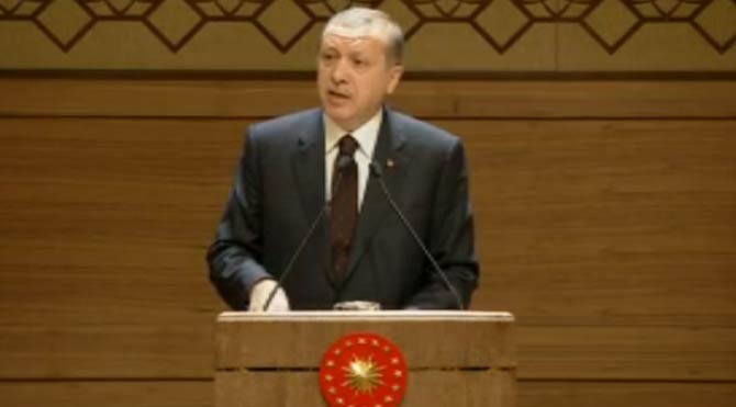 Erdoğan TÜBİTAK'ta