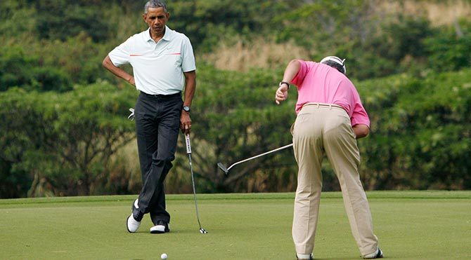 Sele aldırmayıp golf oynayan Başbakan ülkesine döndü