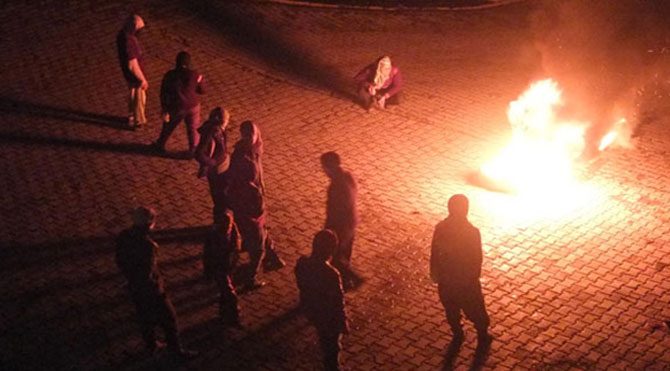 Hakkari'de olaylı gece!