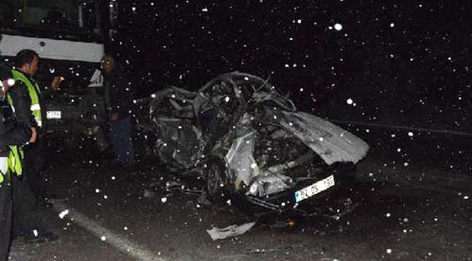 Sinop'ta kaza: 1 ölü, 1 yaralı