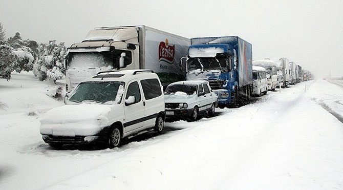 Bursa Ankara yolu kapandı!