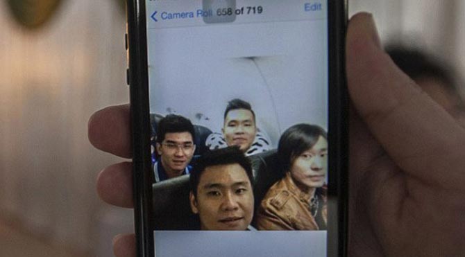 Düşen AirAsia uçağından arda kalan son selfie