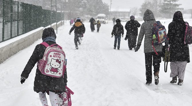 Ankara'da okullar tatil