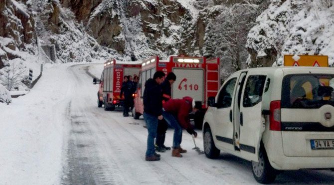 Trabzon'da çığ düştü! 1 ölü!
