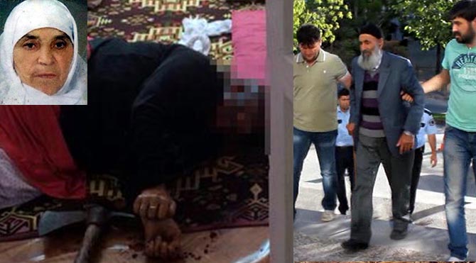 Eşini baltayla öldürmüştü!..