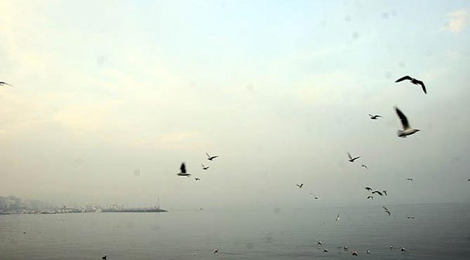 Çanakkale Boğazı'nda yoğun sis