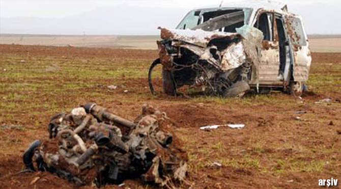 Cizre'de trafik kazası