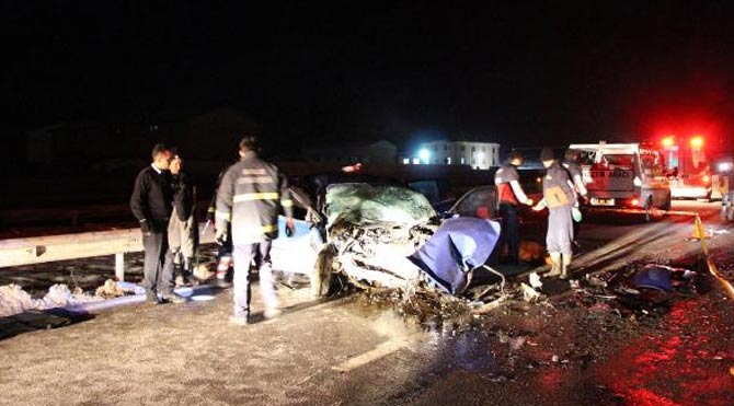 Bolu'da feci kaza: 2 ölü, 2 yaralı
